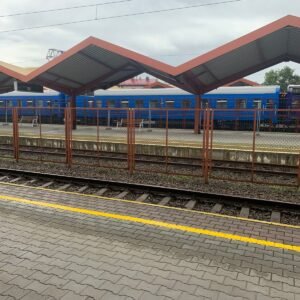 La stazione dei treni a Przemysl